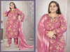 Plus Size Glory Vol 3 By Moksh Lichi Rayon Handwork Kurti With Pant And Dupatta Wholesalers In Delhi